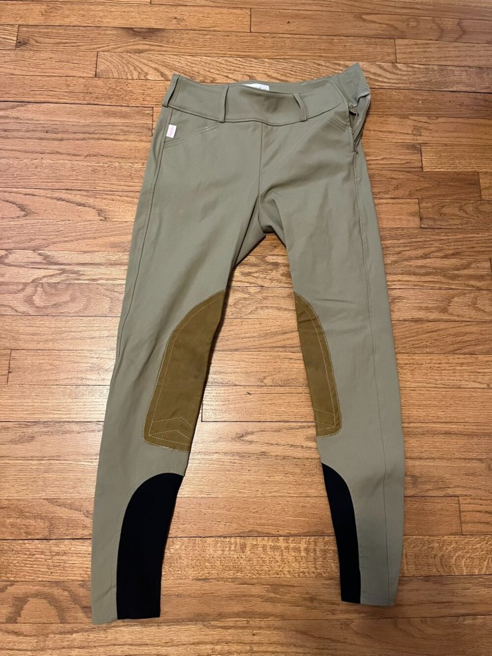 Size 24 Side Zip Tailored Sportsman Breeches with Sock Bottom